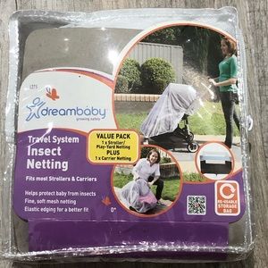 Dream Baby Insect Netting. 2 Nets Included - Stroller/Play Yard & Carrier